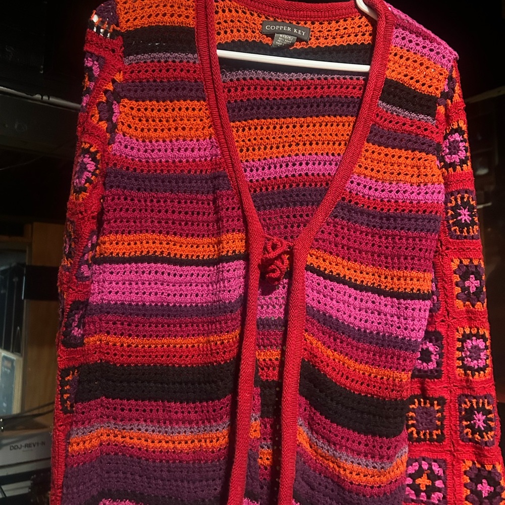 Copper Key Multicolor Striped Sweater